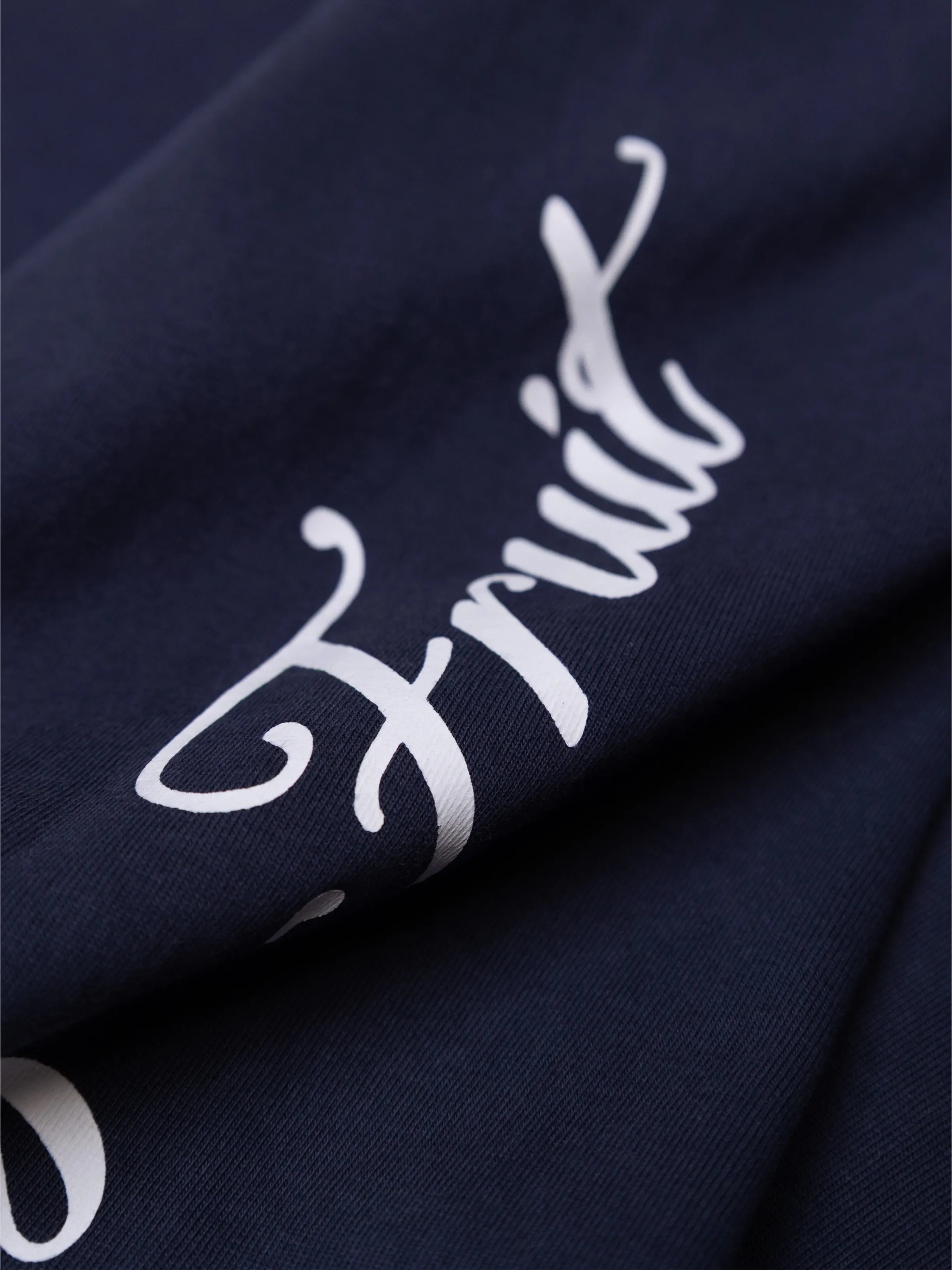 Bram's Fruit: Script Logo Longsleeve - Navy