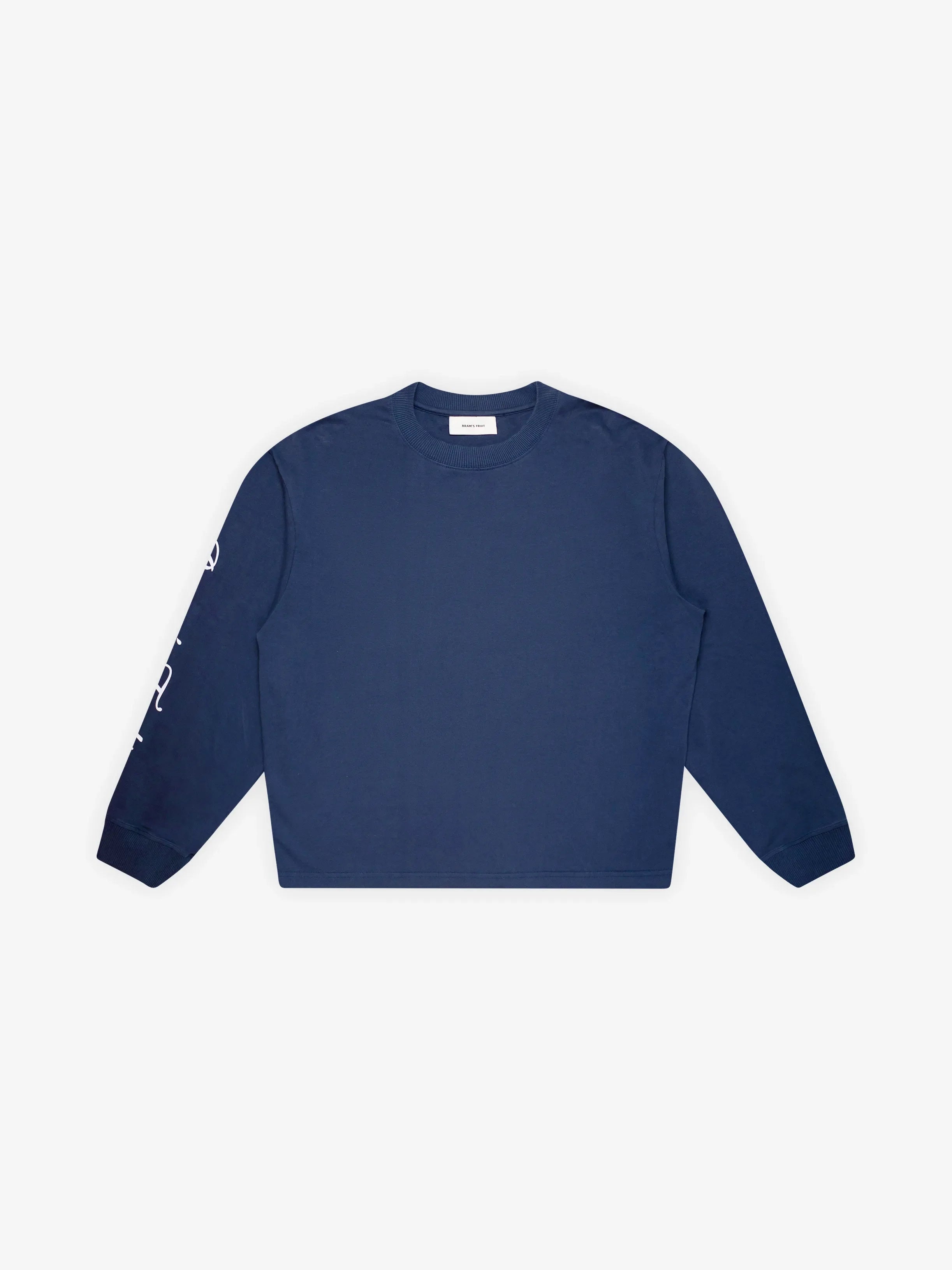 Bram's Fruit: Script Logo Longsleeve - Navy