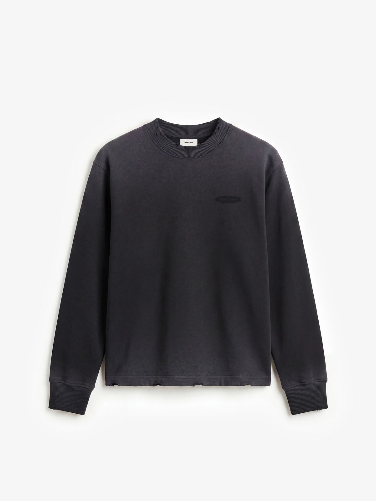 Bram's Fruit: Distressed F*ck Off I'm Gardening Longsleeve - Shadow Black
