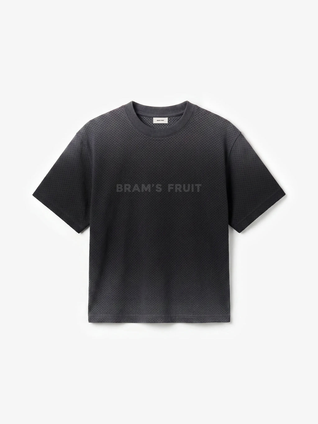 Bram's Fruit: Mesh Logo T-shirt - Shadow Black
