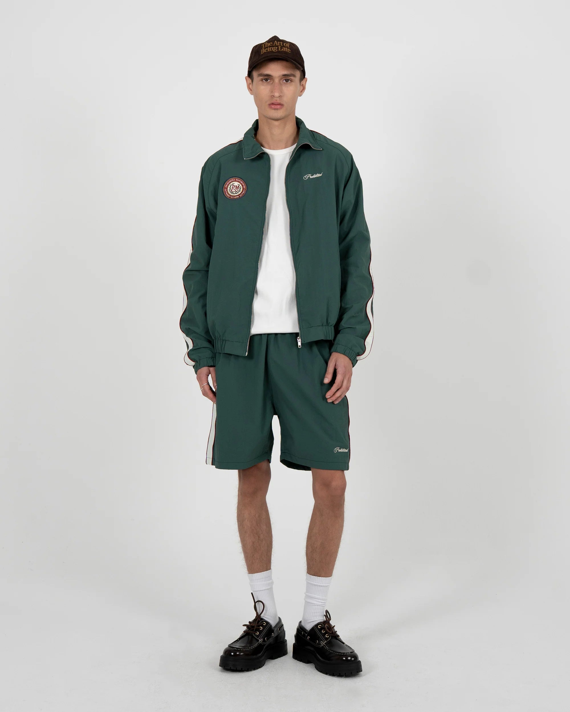 Prohibited: Slipstream Trackshorts Green