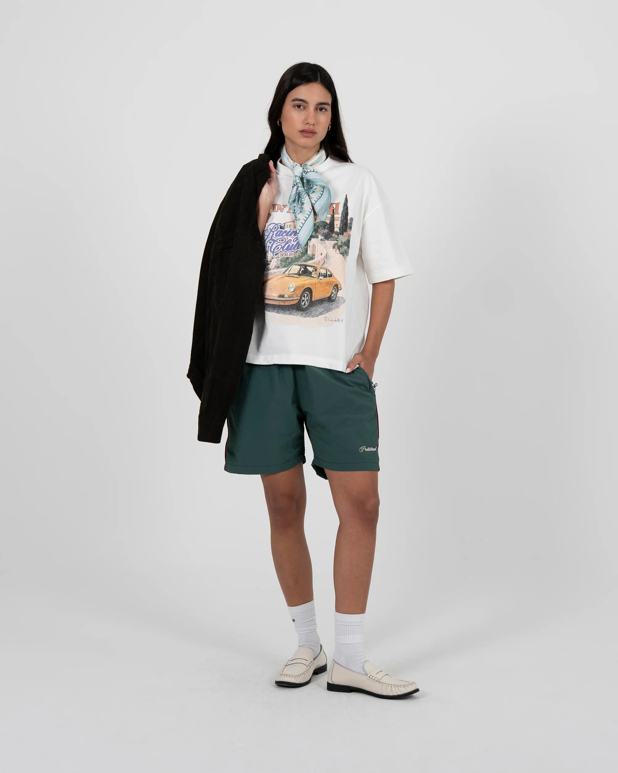 Prohibited: Slipstream Trackshorts Green