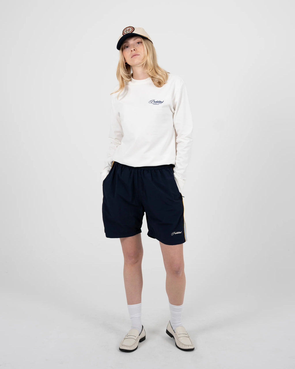 Prohibited: Slipstream Trackshorts Navy
