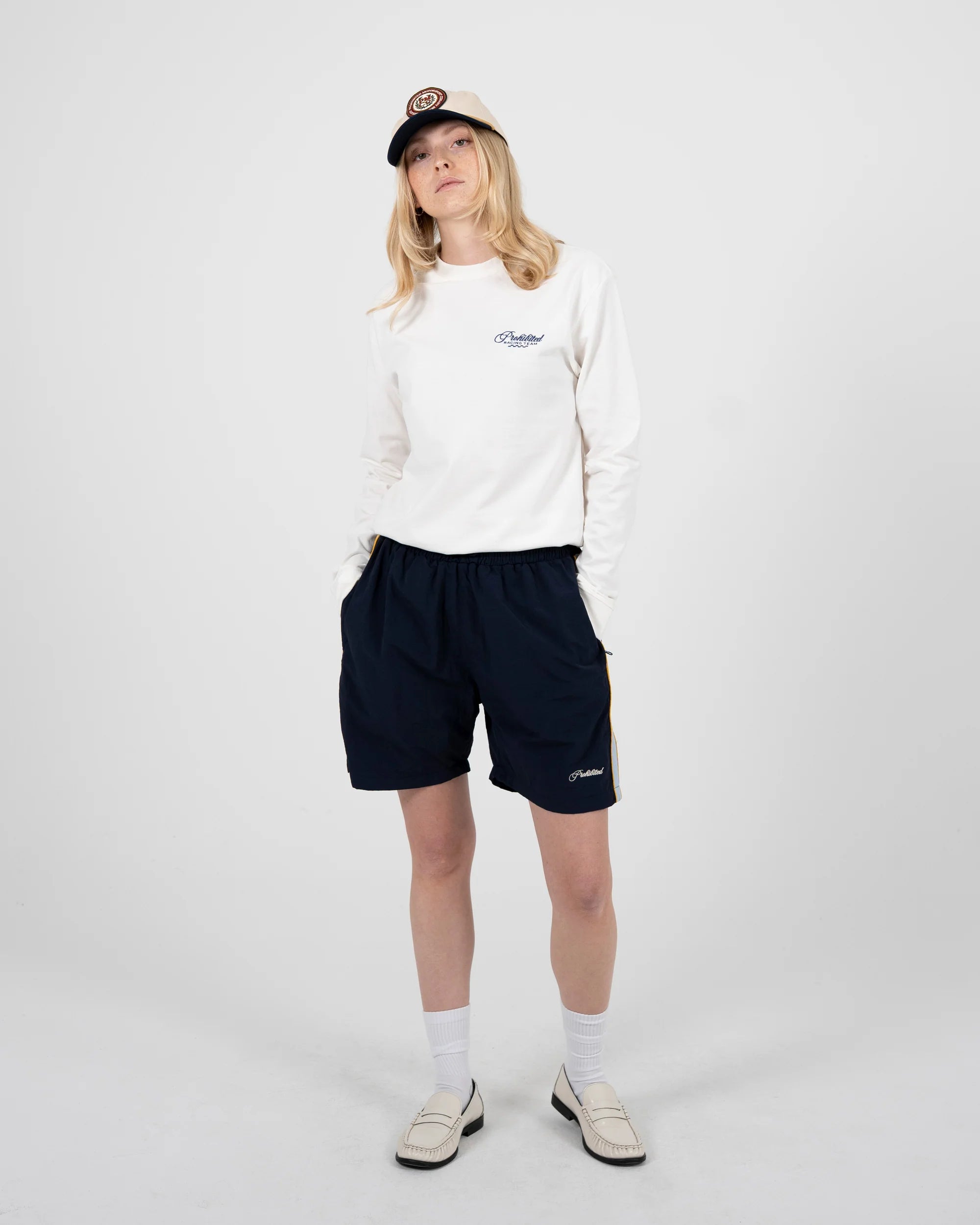 Prohibited: Slipstream Trackshorts Navy