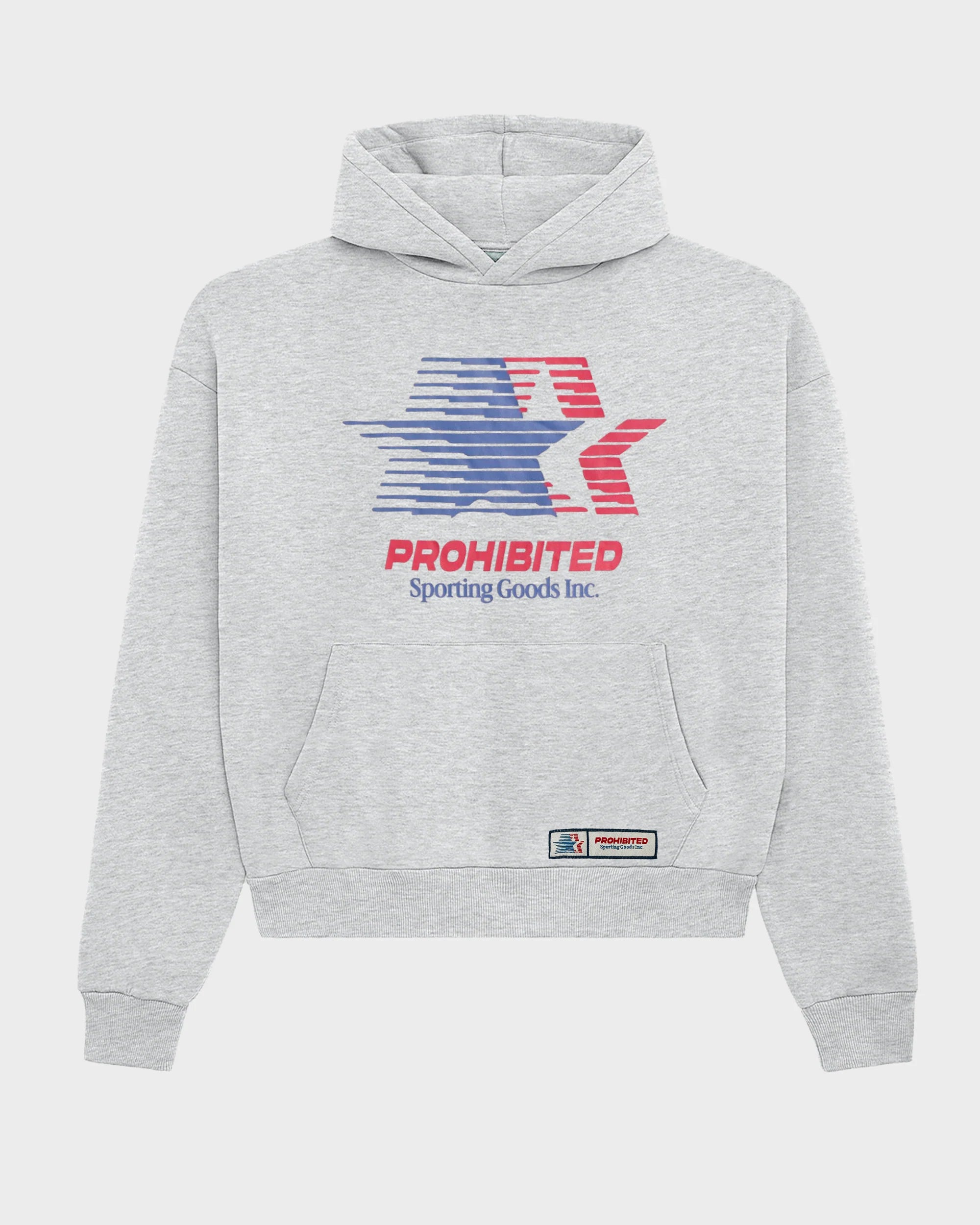 Prohibited: Sporting Goods Hoodie - Grey Melange