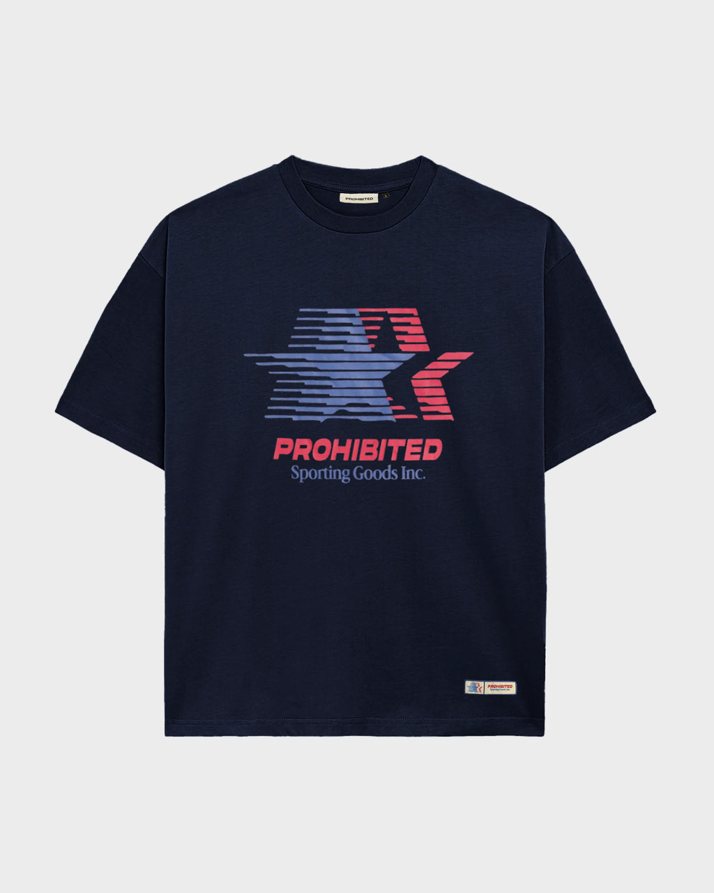 Prohibited: Sporting Goods Tee - Deep Blue