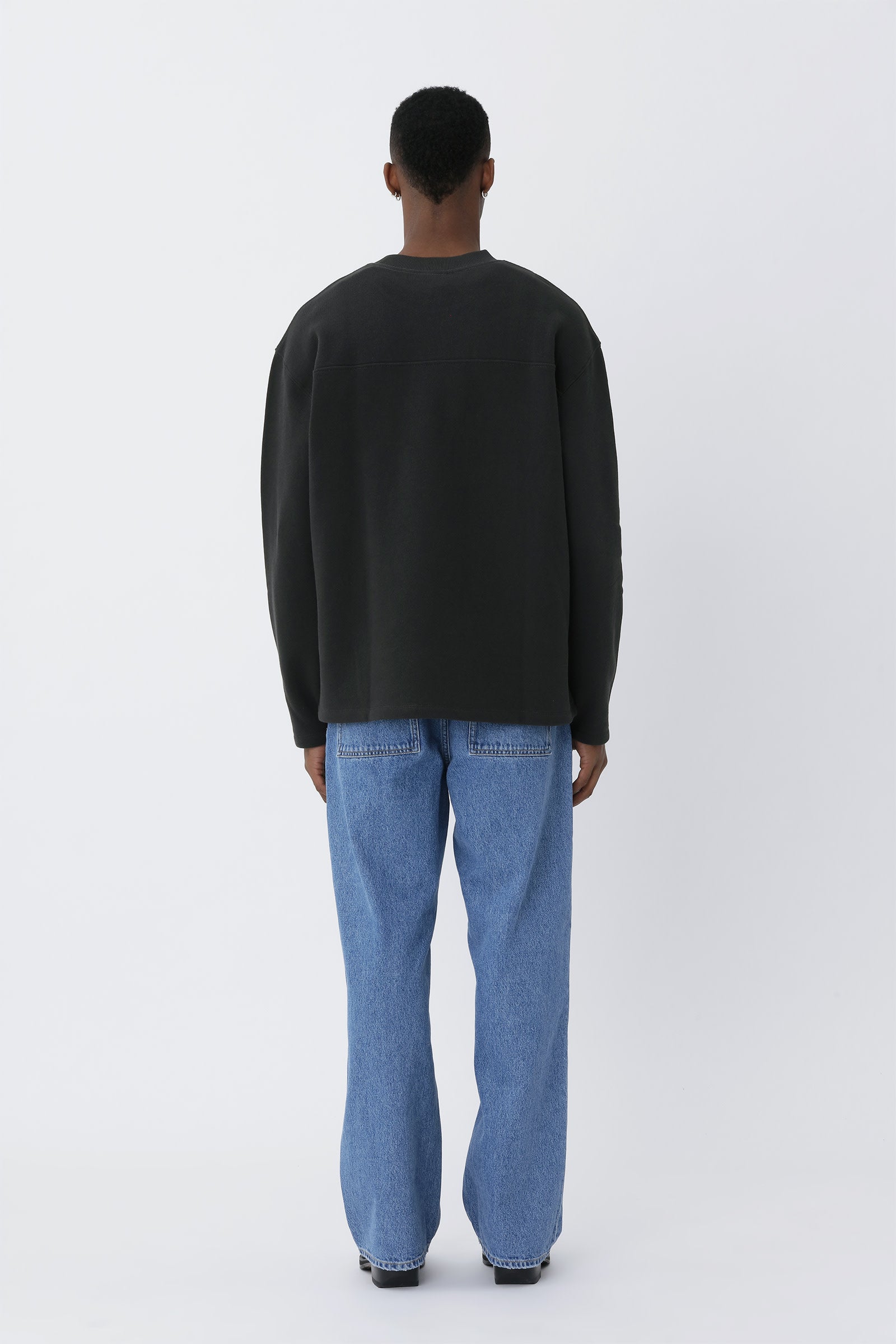 Won Hundred: Staff Boxy LS - Pirate Black