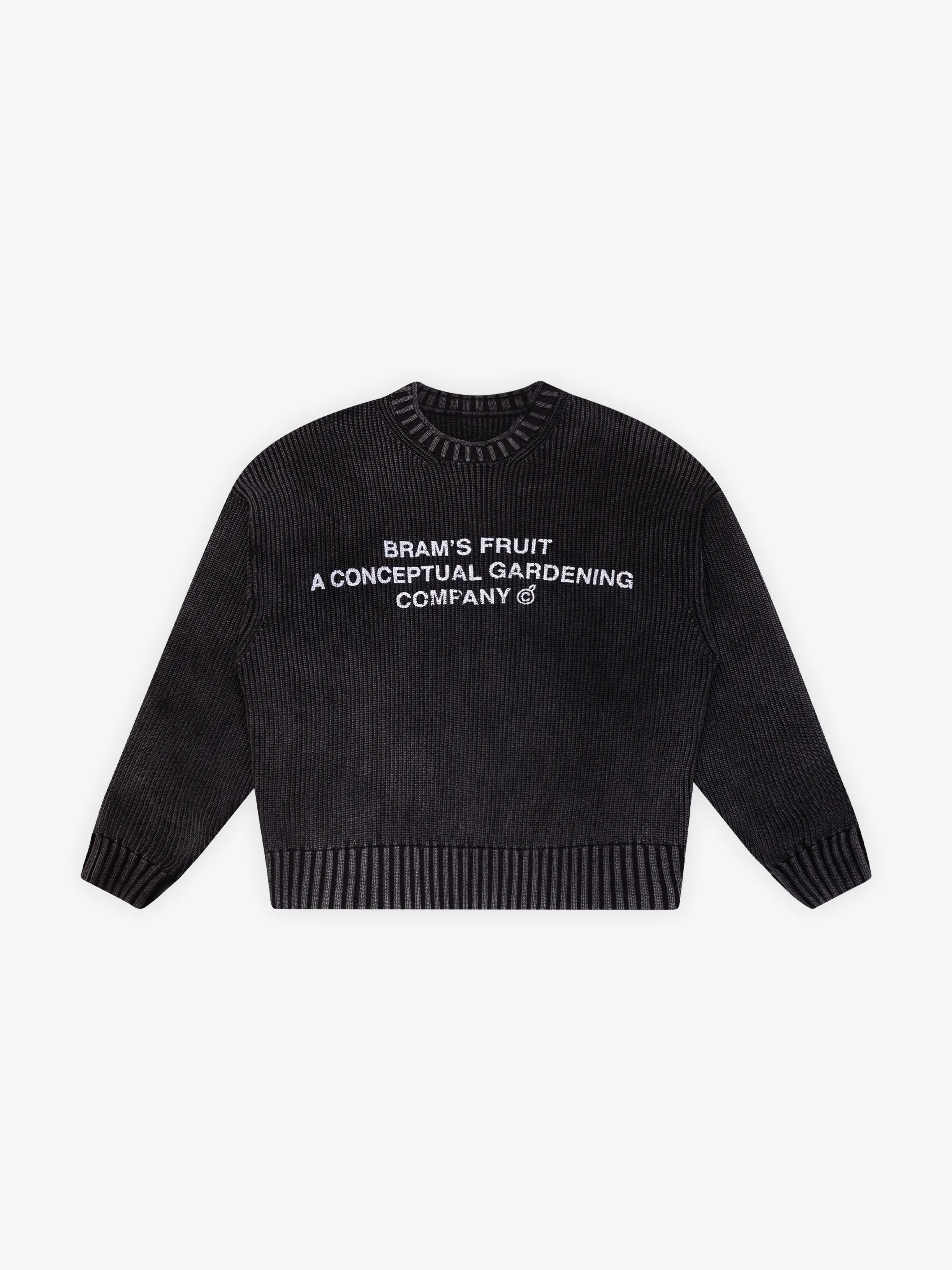 Bram's Fruit: Stamp Knit - Charcoal