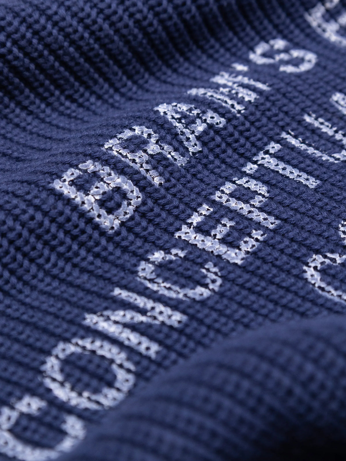 Bram's Fruit: Stamp Knit - Navy