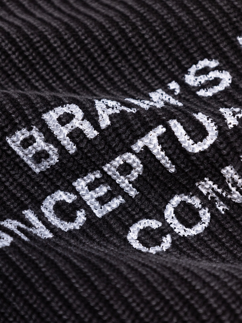 Bram's Fruit: Stamp Knit - Charcoal