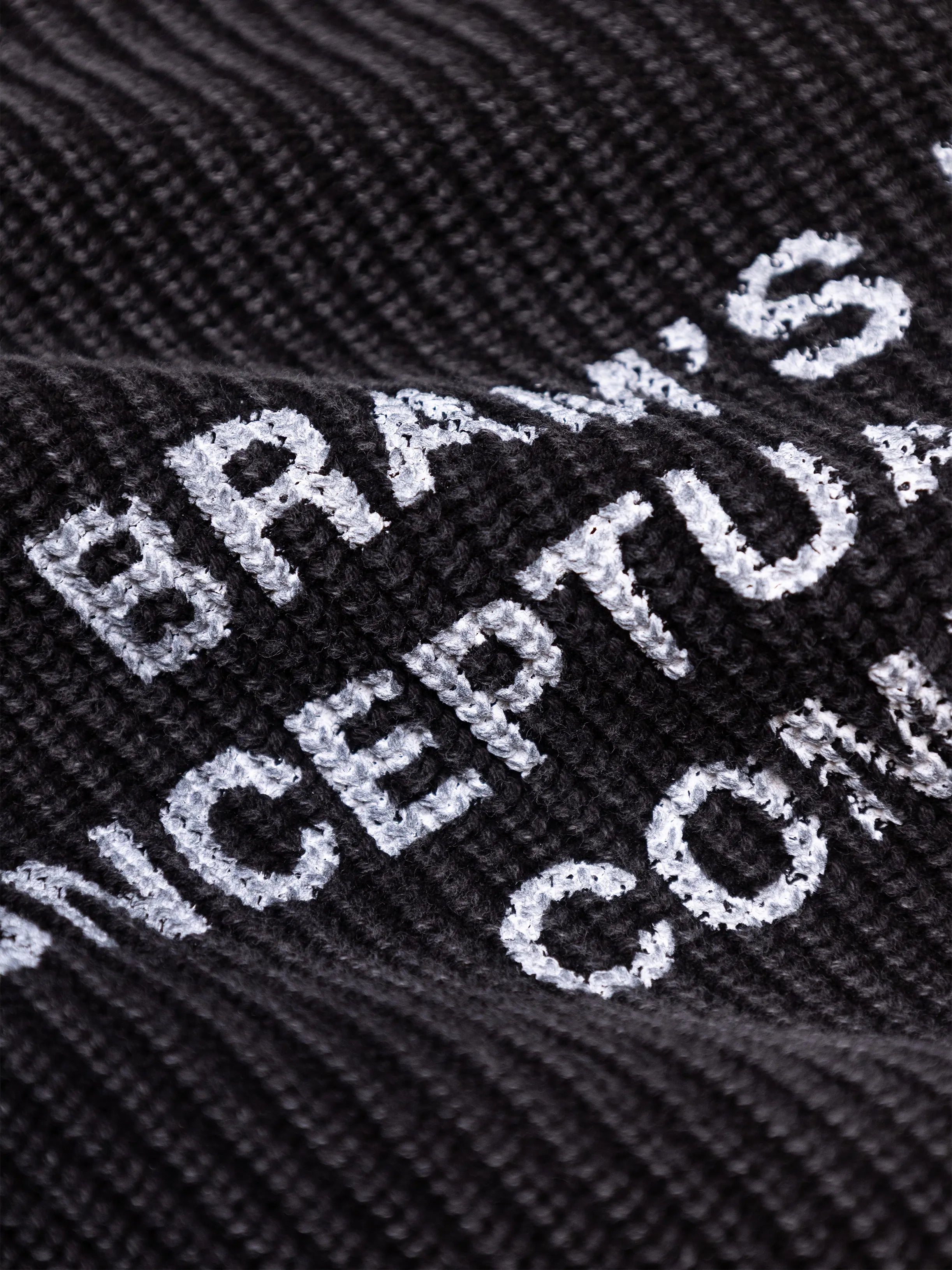 Bram's Fruit: Stamp Knit - Charcoal