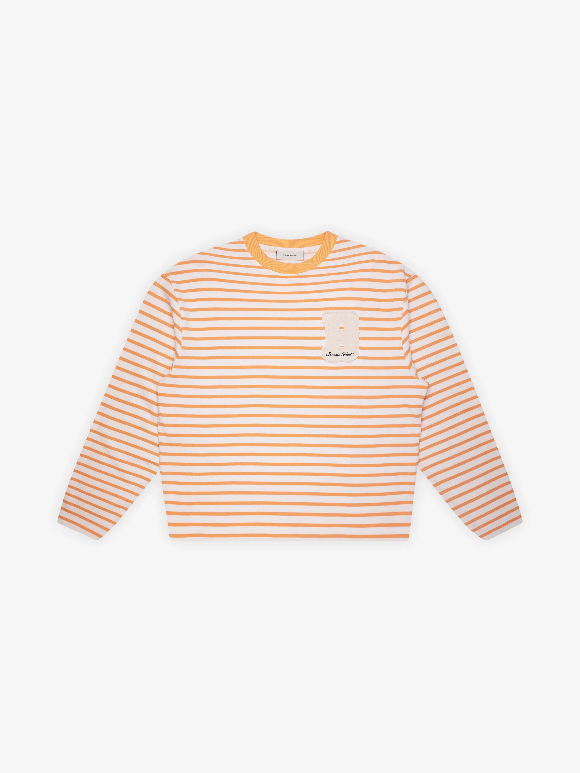 Bram's Fruit: Varsity Striped Longsleeve - Orange
