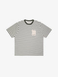 Bram's Fruit: Varsity Striped T-shirt - Olive Green