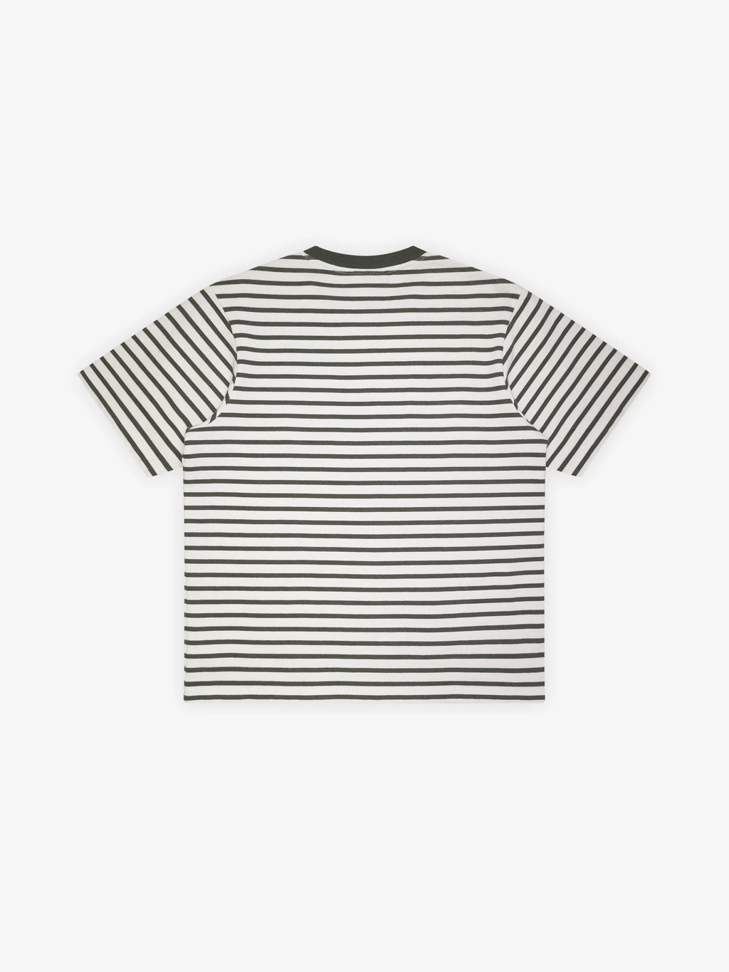 Bram's Fruit: Varsity Striped T-shirt - Olive Green