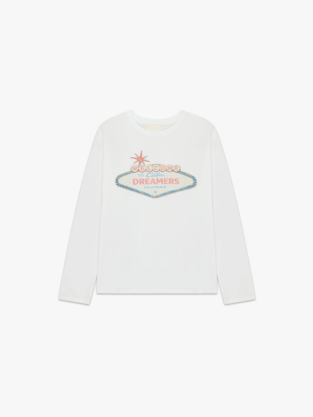 CALM: Welcome Longsleeve - White