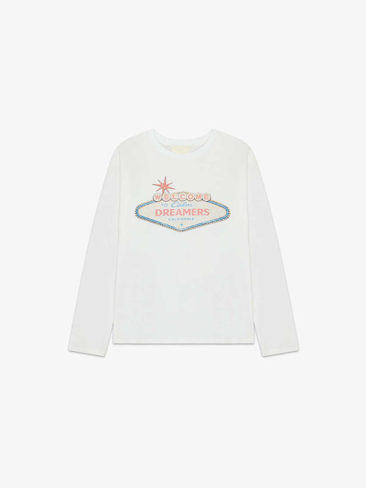 CALM: Welcome Longsleeve - White