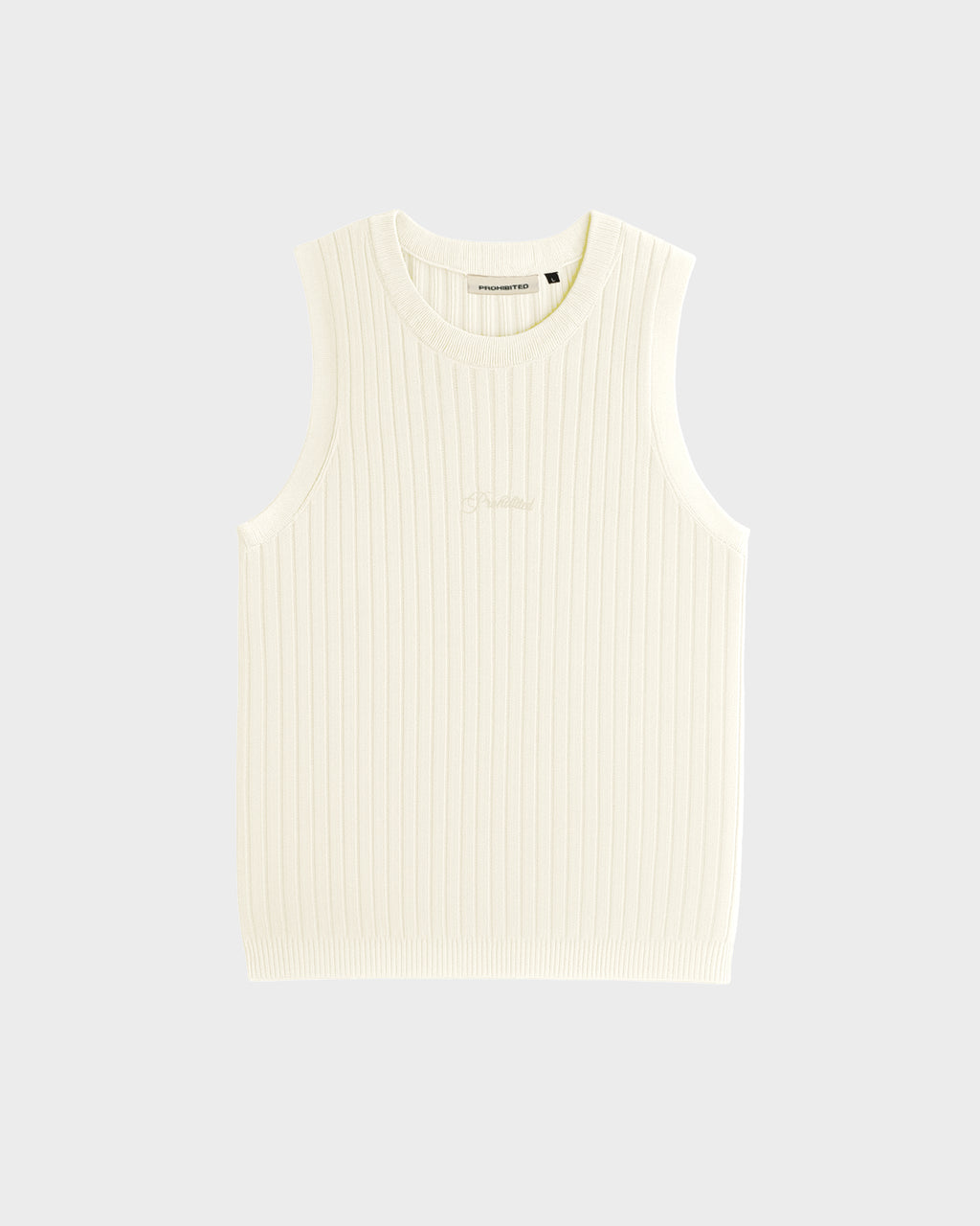 Prohibited: Weekend Tank Top Off-White