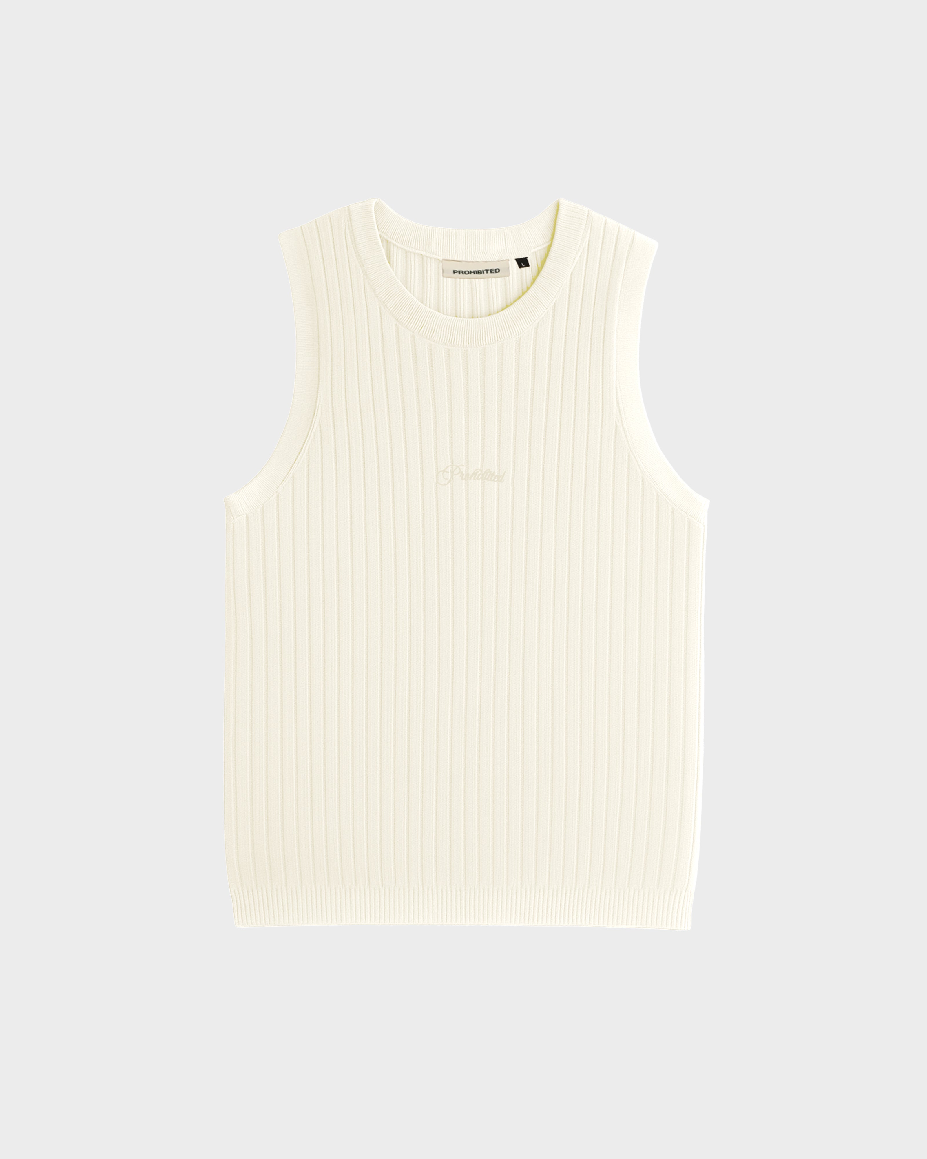 Prohibited: Weekend Tank Top Off-White
