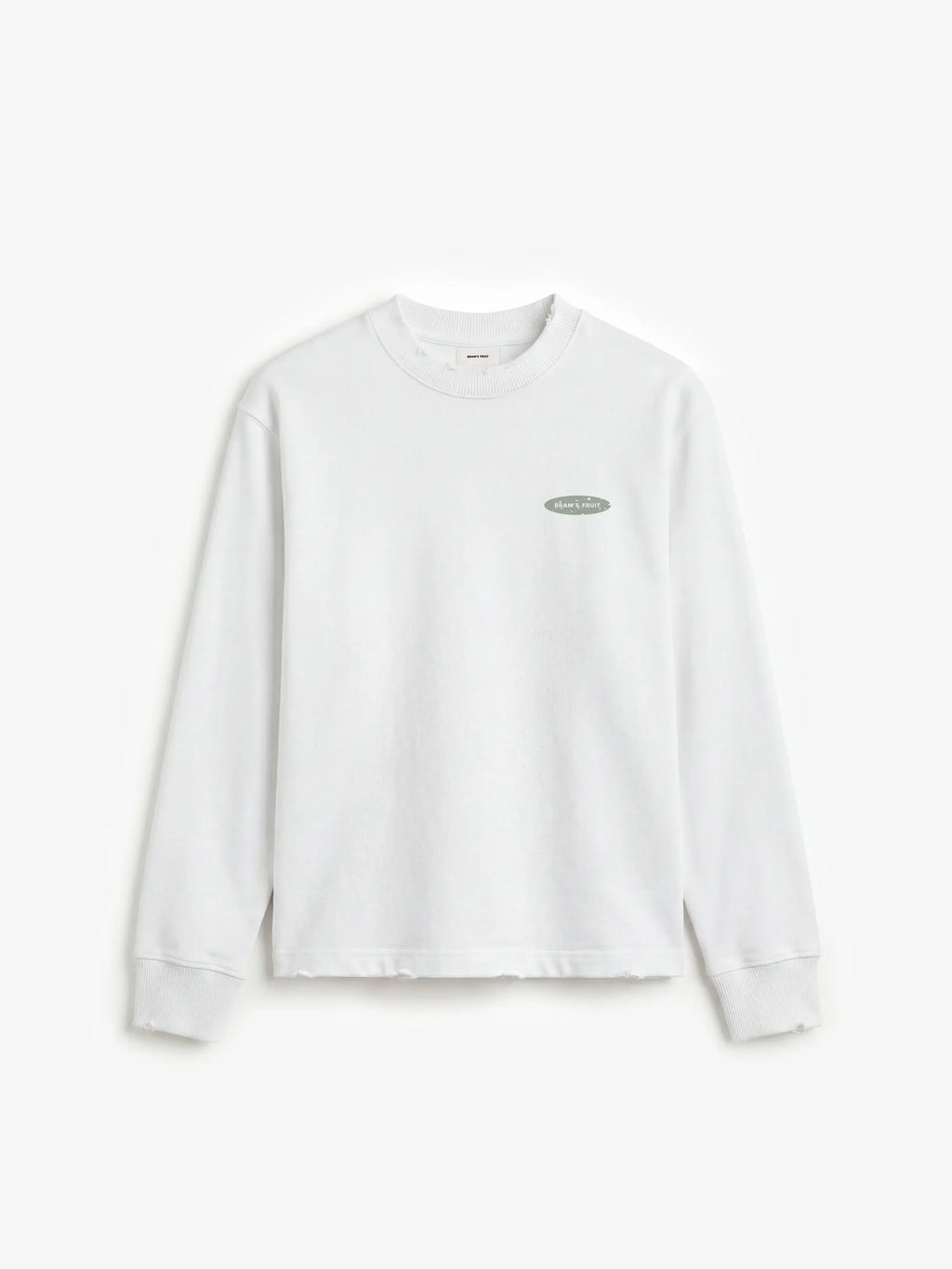 Bram's Fruit: Distressed F*ck Off I'm Gardening Longsleeve - White