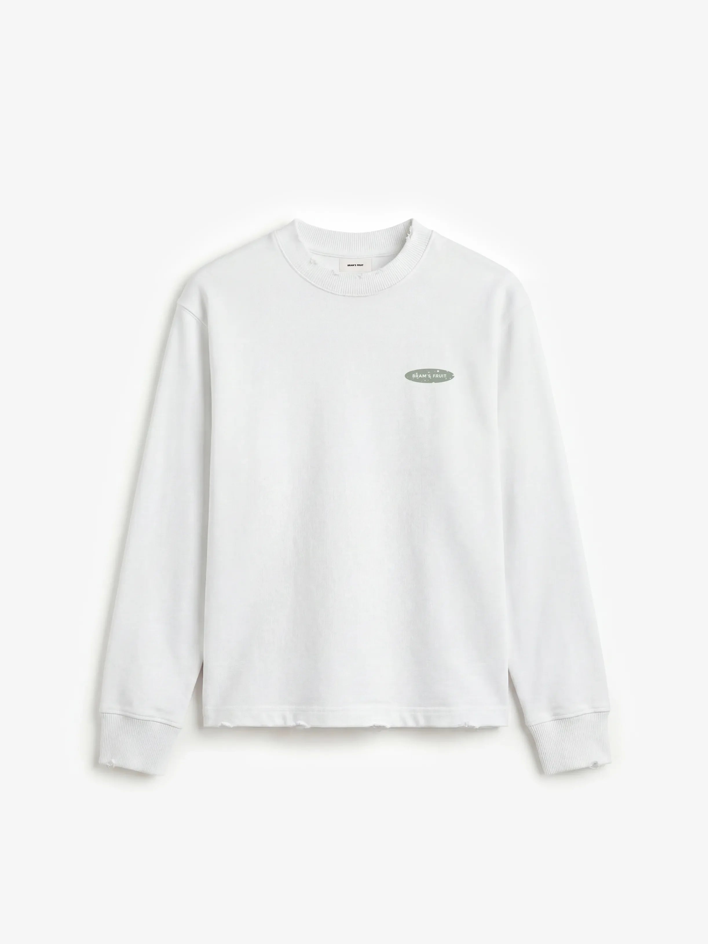 Bram's Fruit: Distressed F*ck Off I'm Gardening Longsleeve - White