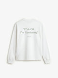 Bram's Fruit: Distressed F*ck Off I'm Gardening Longsleeve - White