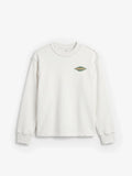 Bram's Fruit: Distressed Leaf Longsleeve - Off-White