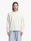 Bram's Fruit: Distressed Script Logo Longsleeve - Off White