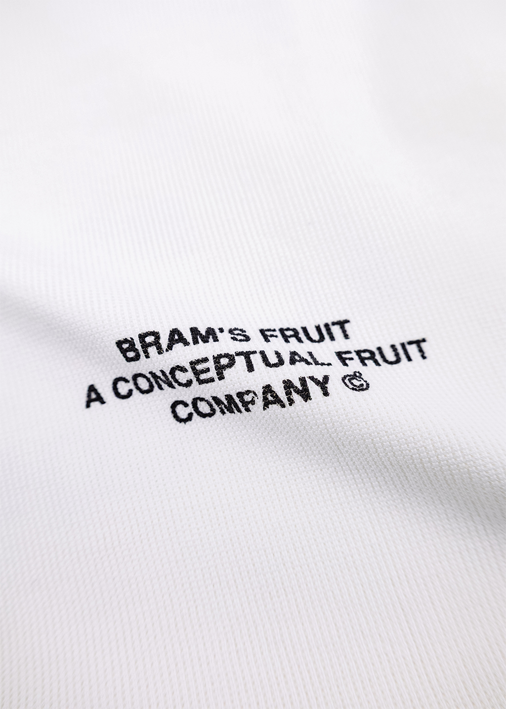 Bram's Fruit: Stamp Waffle Longsleeve - White