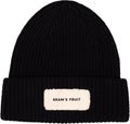Bram's Fruit: Beanie distressed label - Black