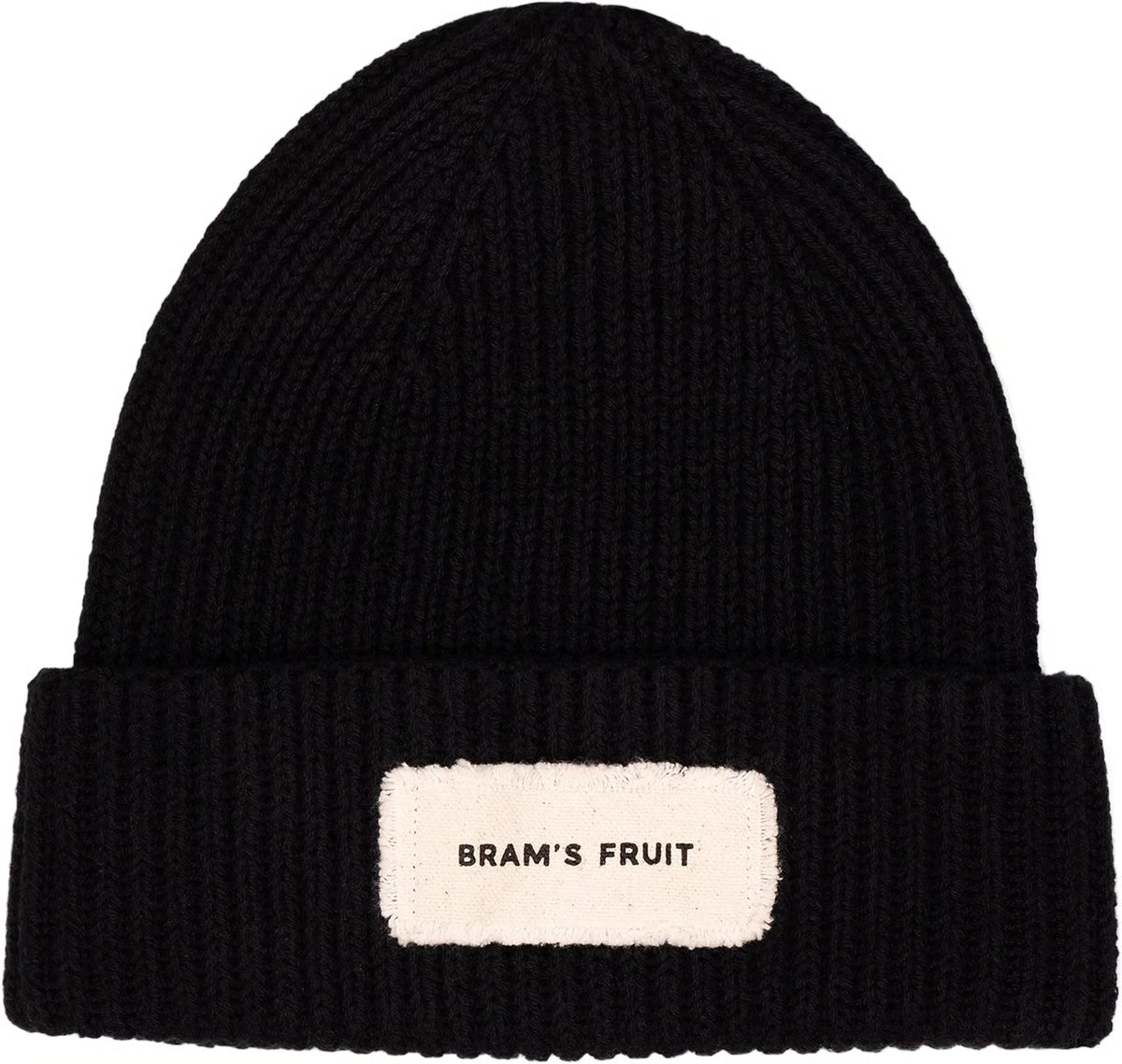Bram's Fruit: Beanie distressed label - Black