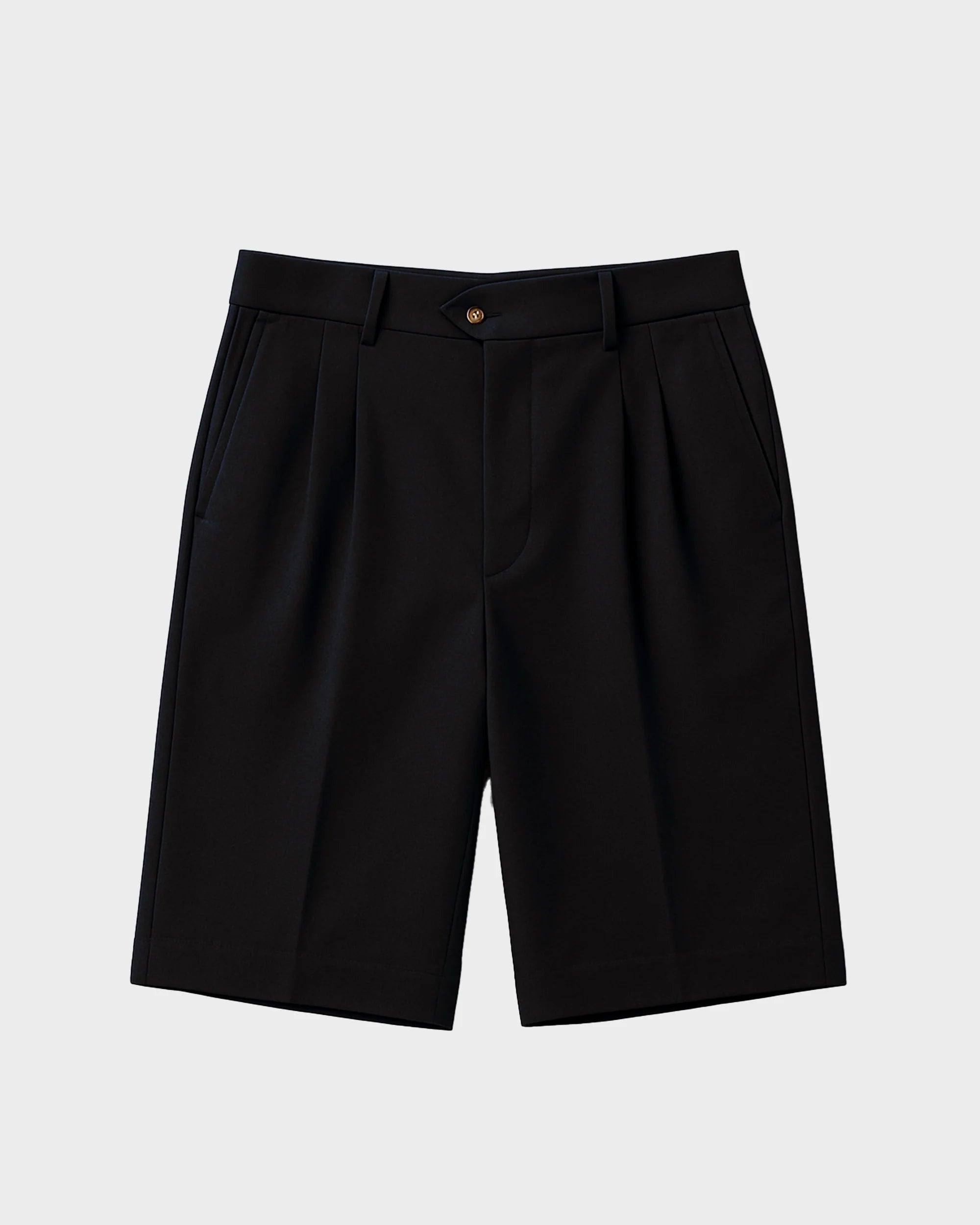 Prohibited: Newport Pleated Shorts Black