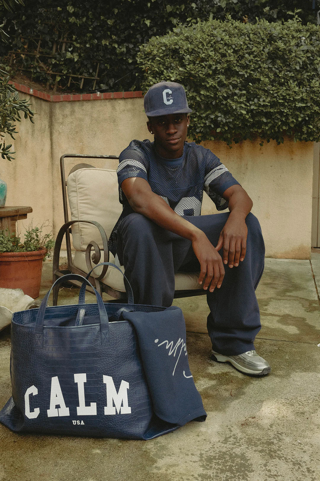 C_ALM: Gym Sweatpants - Navy