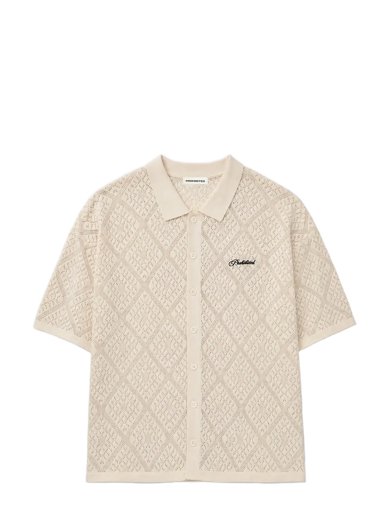 Prohibited: Silent Bay Lace Shirt Off-White