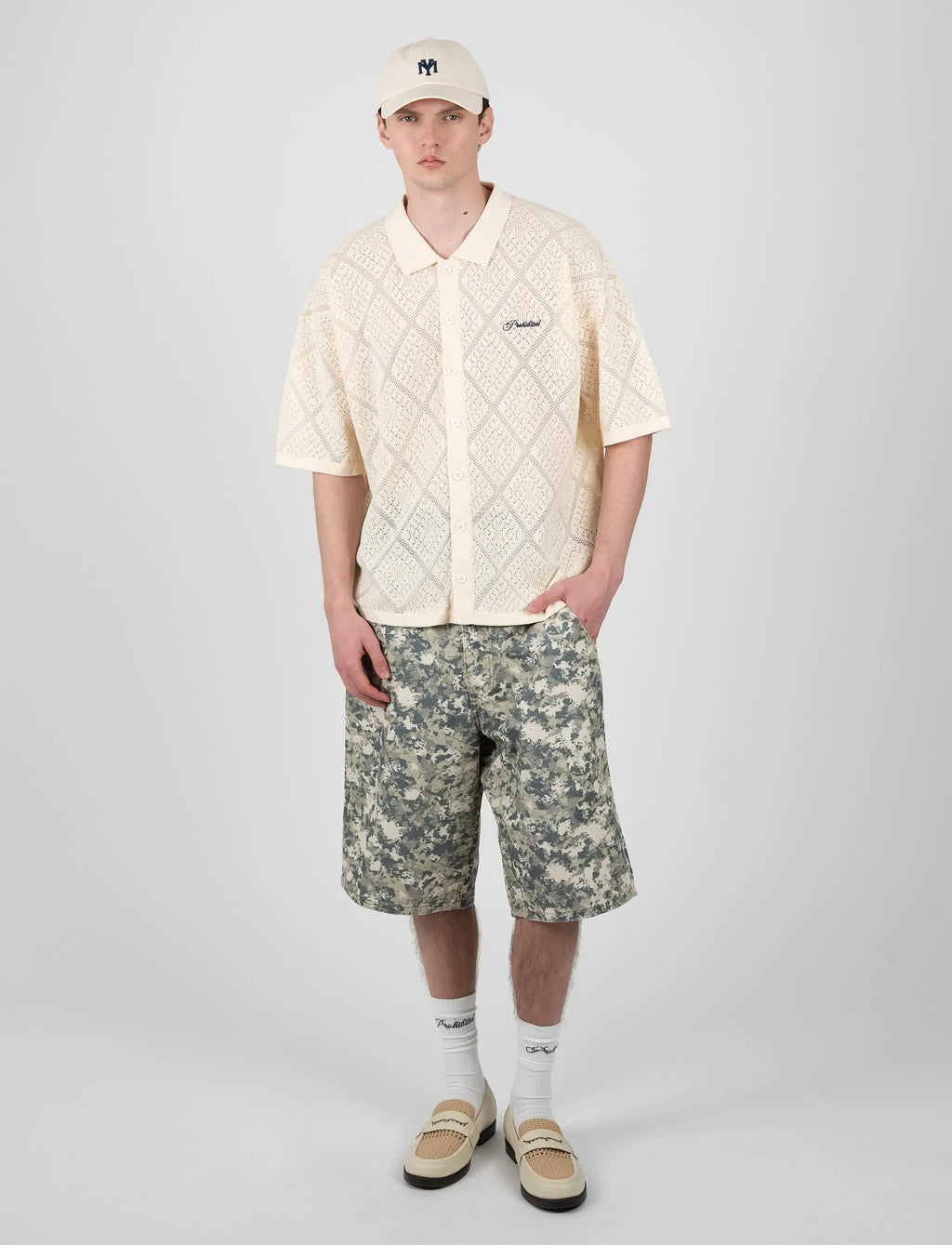 Prohibited: Silent Bay Lace Shirt Off-White