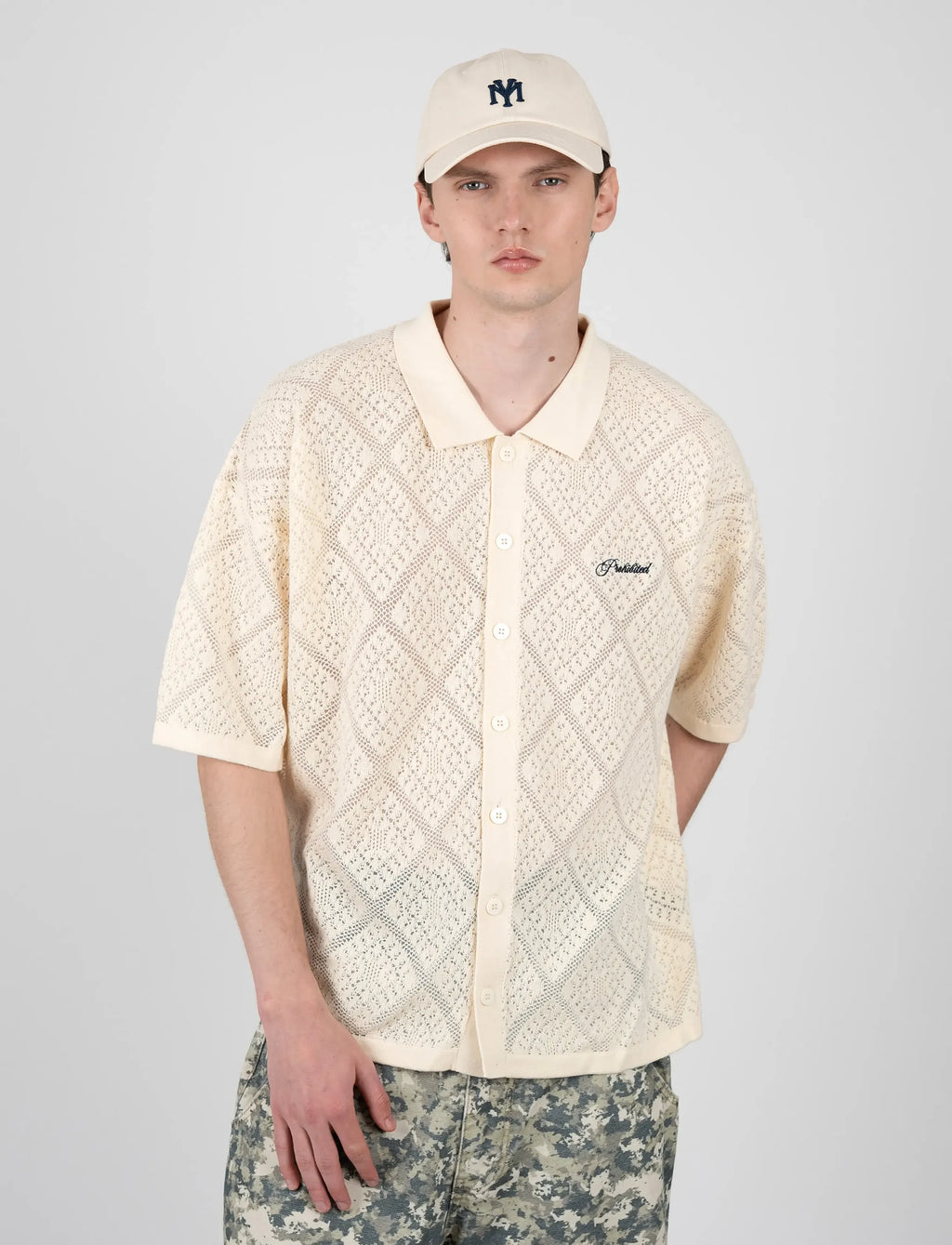 Prohibited: Silent Bay Lace Shirt Off-White