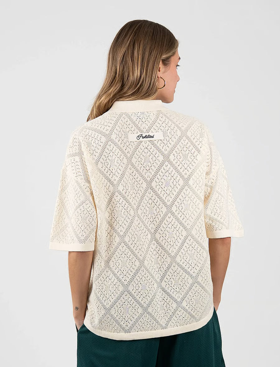 Prohibited: Silent Bay Lace Shirt Off-White